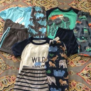 Bundle 3 sets 18m boys pajamas. All Carter’s brand